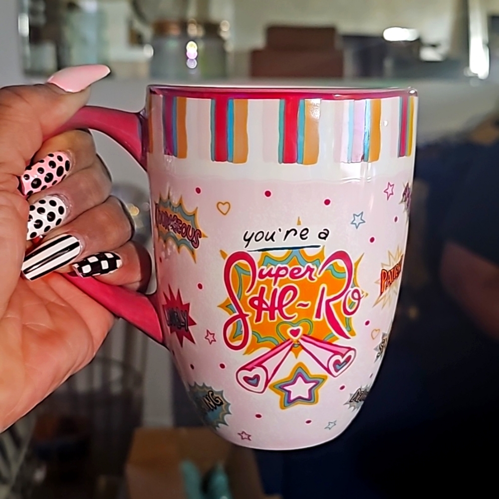 Lolita Brand "You're a Super She-Ro" Ceramic Mug
